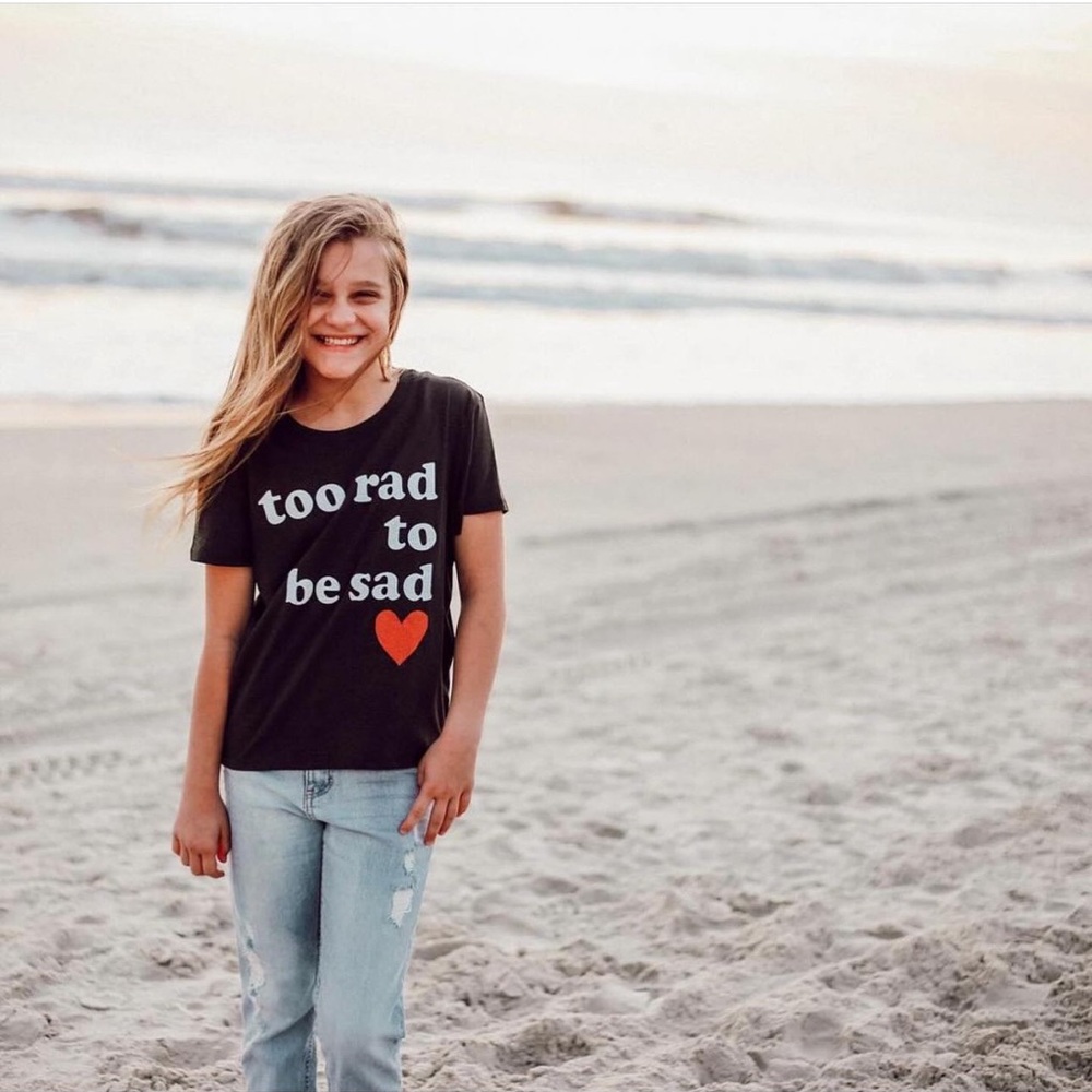 Amuse Society Too Rad to Be Sad Tee